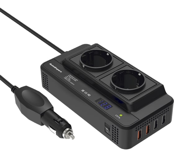 Изображение товара Преобразователь напряжения (инвертор) автомобильный AutoExpert A200