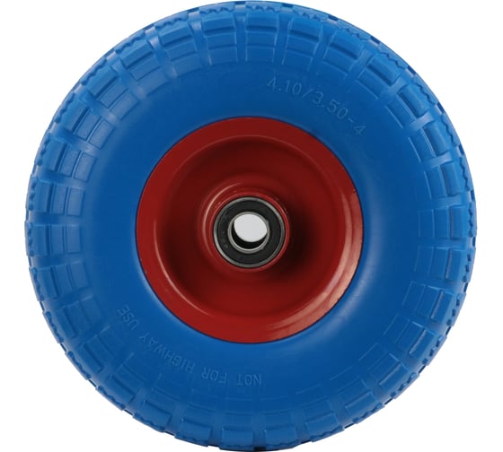 Изображение товара Колесо для тележек СТЕЛЛА-ТЕХНИК полиуретановое 255 мм, под ось 20 мм, грузоподъемность 100кг, PU255M-20PB