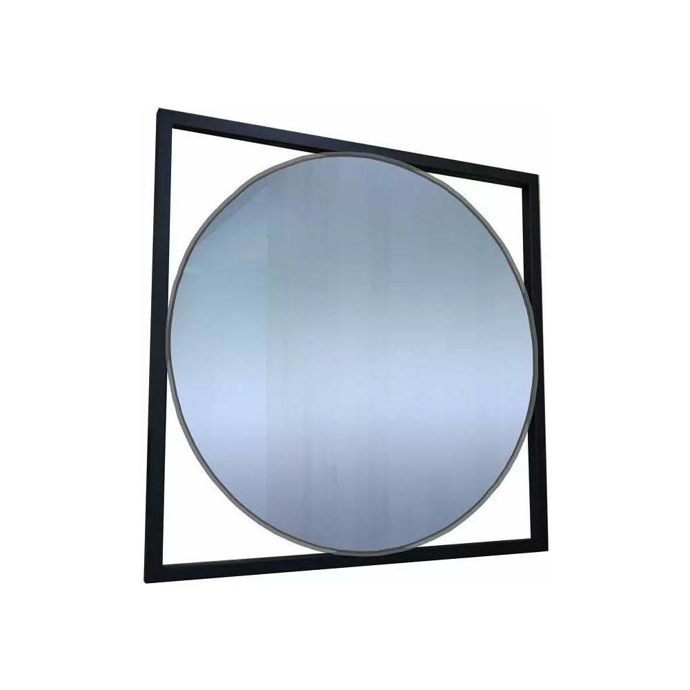 Изображение товара Зеркало Desk Question 80 лофт DQ серия Gold 10055 круглое настенное черное