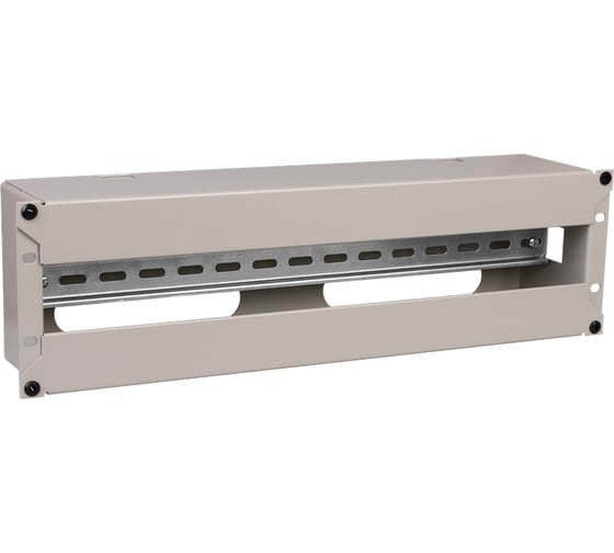 Изображение товара Панель электрораспределительная ITK 3U с DIN-рейкой серая EDP35-3U22M