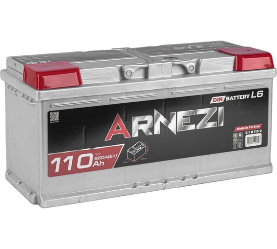 Изображение товара Аккумулятор Arnezi DIN SMF 110 А/ч обратный R+ 390x175x190 L6 EN 950 А E1111100