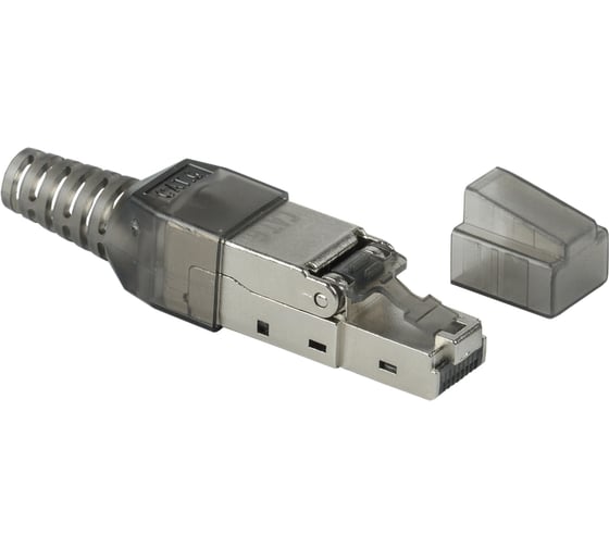 Изображение товара Разъём RJ-45 ITK FTP для кабеля кат.6A полевая заделка CS3-1C6AF-Q