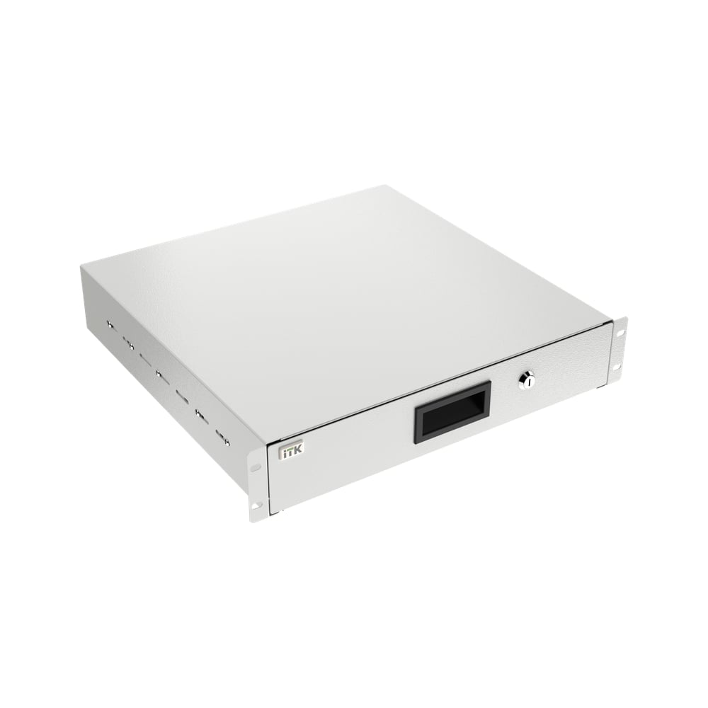 Изображение товара Ящик выдвижной ITK 2U серый DD35-2U для серверных шкафов