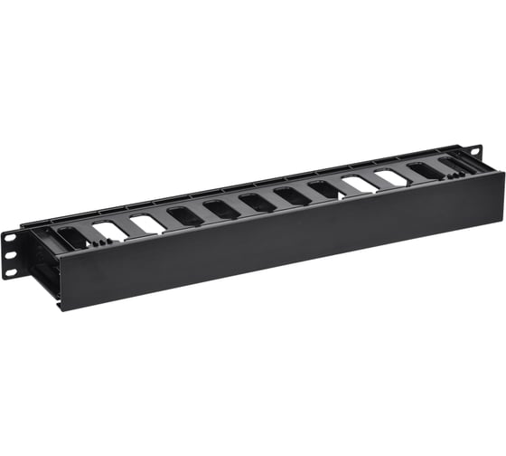 Изображение товара Органайзер пластиковый с пальцами и крышкой ITK 19 1U черный CO05-1UPC