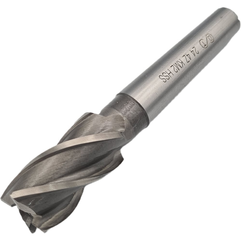 Изображение товара Концевая спиральная фреза HSS 24x45x130 мм с коническим хвостовиком МК-2