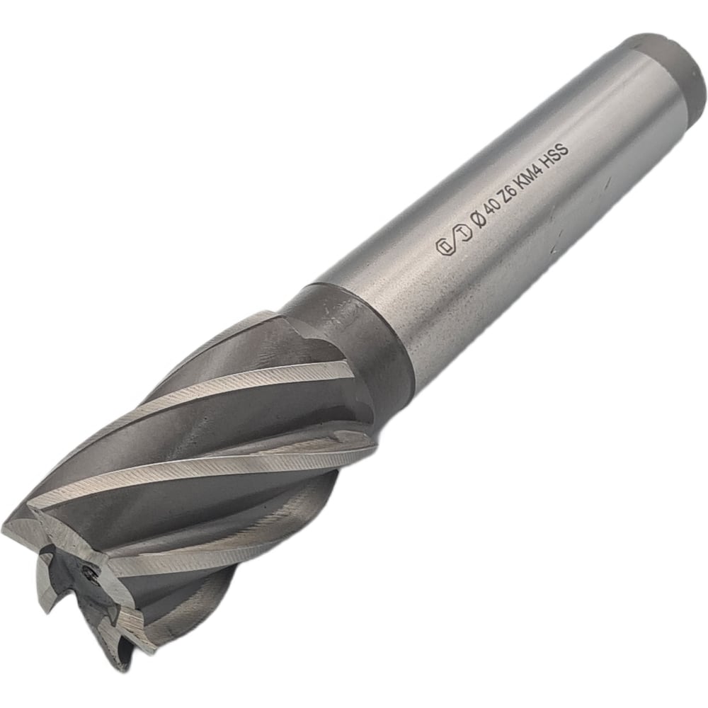 Изображение товара Фреза концевая коническая 40x63x188 мм HSS МК-4 6 зубьев