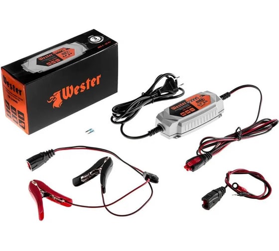 Изображение товара Зарядное устройство WESTER CD-2000 для АКБ 12В, макс 2А, АКБ до 60 Ач 356835