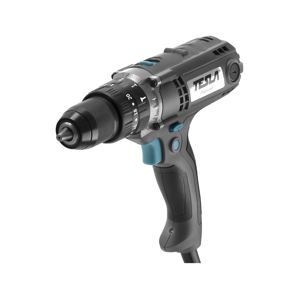 Изображение товара Ударная дрель-шуруповерт Tesla TDS450H 450Вт 13мм для профессионалов