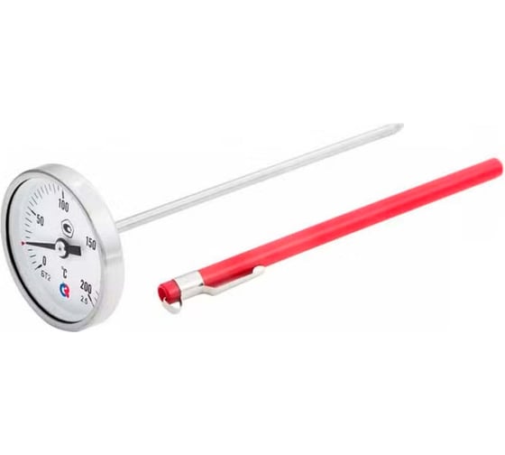 Изображение товара Термометр РОСМА БТ-23.220 (0-200С) ДК50 L=150, погружной, со штоком в виде иглы, 2.5 D070-03061