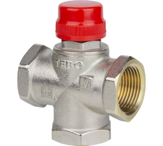 Изображение товара Трехходовой смесительный клапан TEBO 1" ВР, боковое смешивание без полного перекрытия T-ТА.СКл.551.1.Н.СN