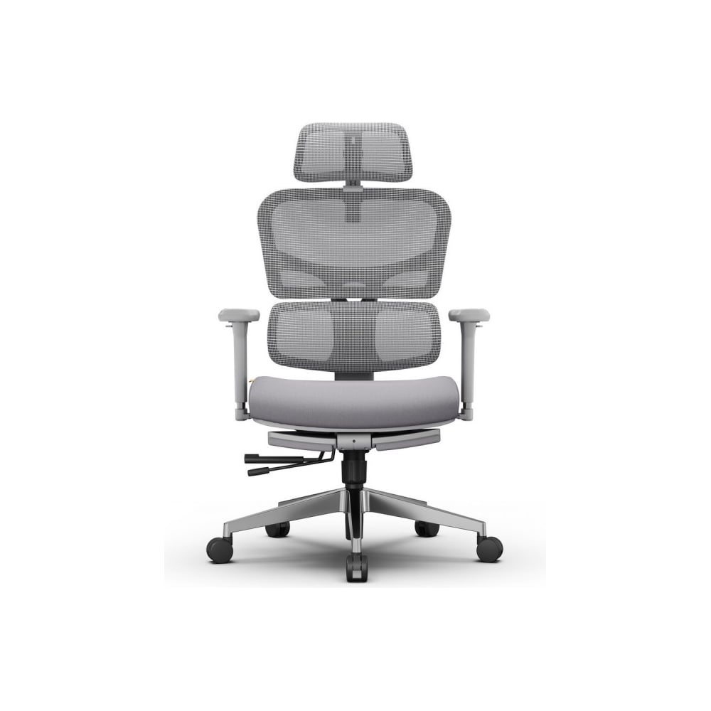 Изображение товара Эргономичное компьютерное кресло FoxGear NETZ X серое с регулируемыми функциями