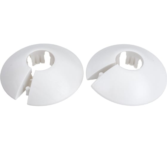 Изображение товара Розетта (2 шт; d=16 мм; ПВХ; белый) GRACE УТ000034243