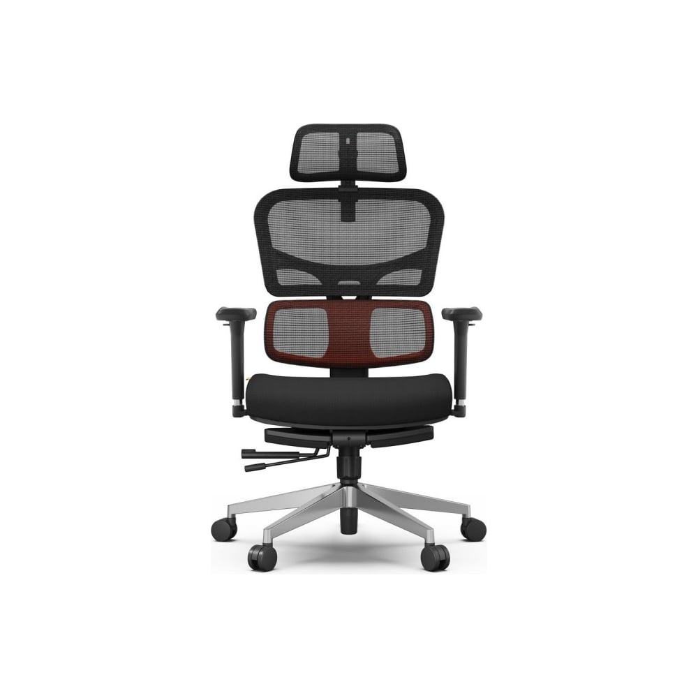 Изображение товара Эргономичное компьютерное кресло FoxGear NETZ X черное с регулируемыми функциями