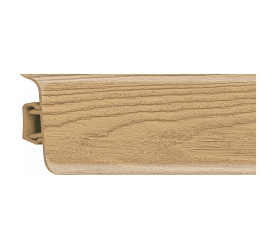 Изображение товара Плинтус Рико Лео (40 шт; 2.5 м; 56 мм; ПВХ; Дуб коньячный) GRACE УТ000009567