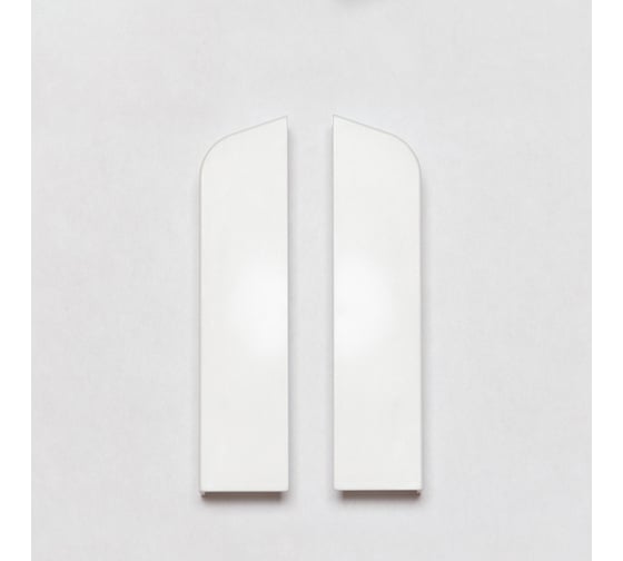 Изображение товара Заглушка для плинтуса Smartprofile Aqua20 (2 шт; 20 мм; левая/правая; ПВХ; Белый) GRACE УТ000072299