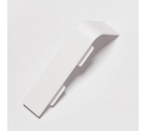 Изображение товара Соединитель для плинтуса Smartprofile Aqua37 (2 шт; 37 мм; ПВХ; Белый) GRACE УТ000072310