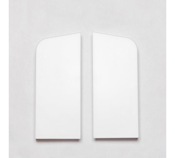 Изображение товара Заглушка для плинтуса Smartprofile Aqua37 (2 шт; 37 мм; левая/правая; ПВХ; Белый) GRACE УТ000072301