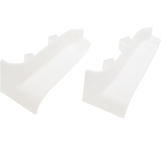 Изображение товара Угол внутренний для плинтуса Рико Лео (25 пар; 56 мм; ПВХ; Белый) GRACE УТ000009986