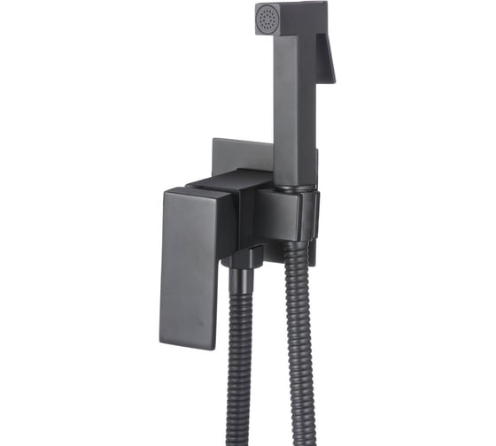Изображение товара Смеситель с гигиеническим душем D-Lin черный D183201-A