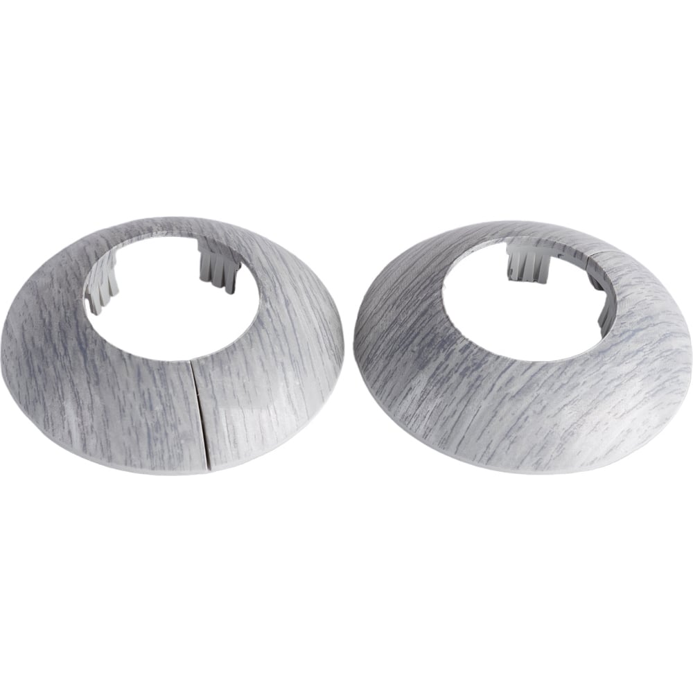 Изображение товара Розетта Сосна серебристая П11 2 шт диаметр 32 мм ПВХ декоративный элемент