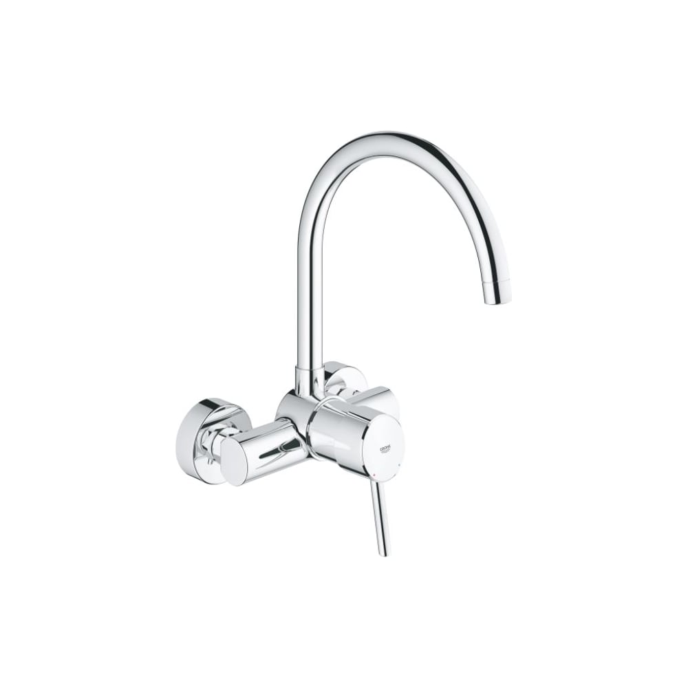 фото Настенный смеситель для мойки grohe