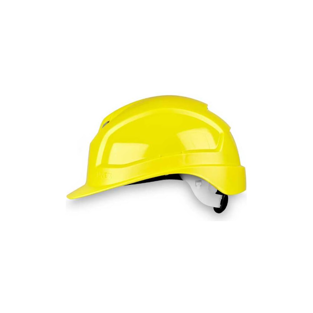 Изображение товара UVEX Феос B-WR каска желтая регулируемая с козырьком и вентиляцией