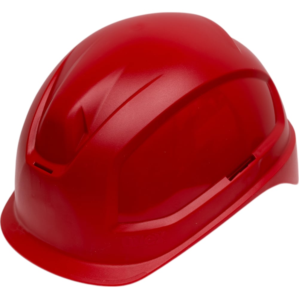 Изображение товара Uvex Феос E-S-WR красная каска с храповым механизмом и козырьком