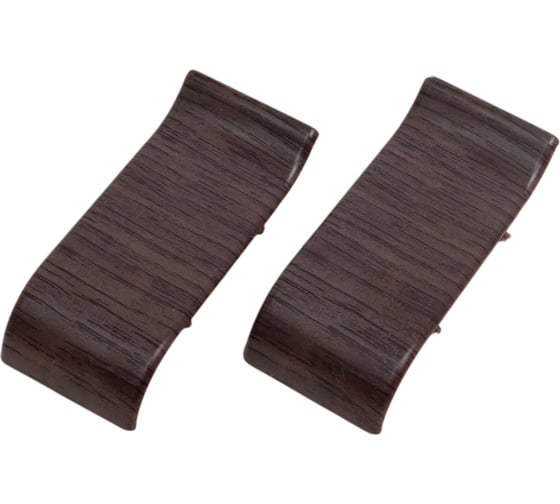 Изображение товара Соединитель для плинтуса Рико Лео (25 пар; 56 мм; ПВХ; Венге) GRACE УТ000009976