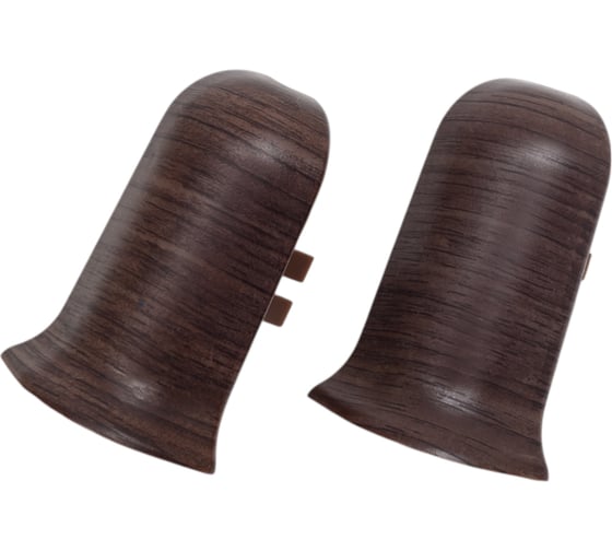 Изображение товара Угол наружный для плинтуса Рико Лео (25 пар; 56 мм; ПВХ; Венге) GRACE УТ000010050