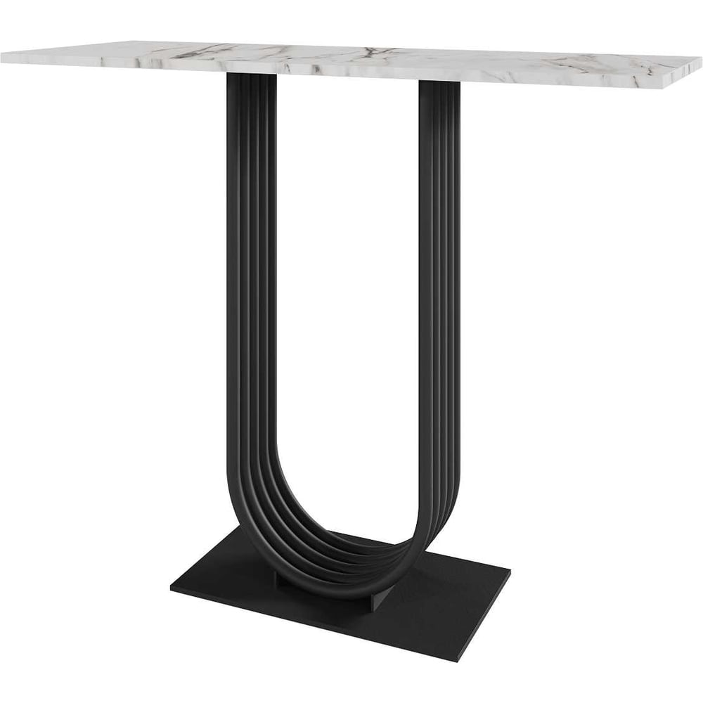 Изображение товара Консольный стол GENGLASS ARFEO 100 GGK-02-2-5-100 с мраморной столешницей