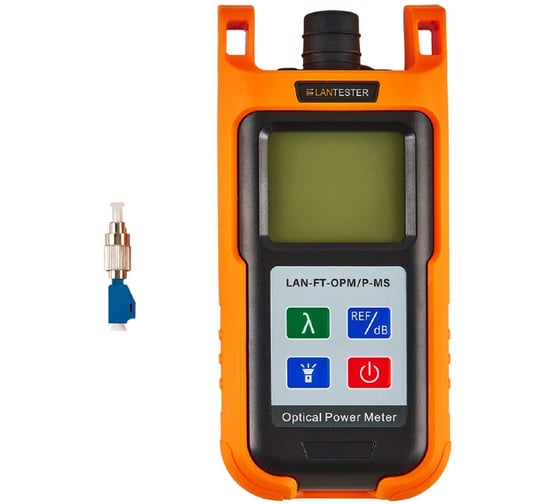 Изображение товара Высокоточный измеритель оптической мощности LANMASTER SM+MM, разъемы FC/SC/ST/LC LAN-FT-OPM/P-MS