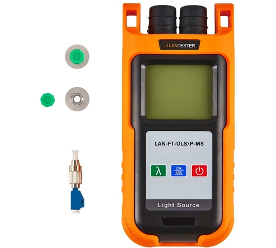 Изображение товара Высокоточный источник оптического излучения LANMASTER SM+MM, разъемы FC/SC/ST/LC LAN-FT-OLS/P-MS