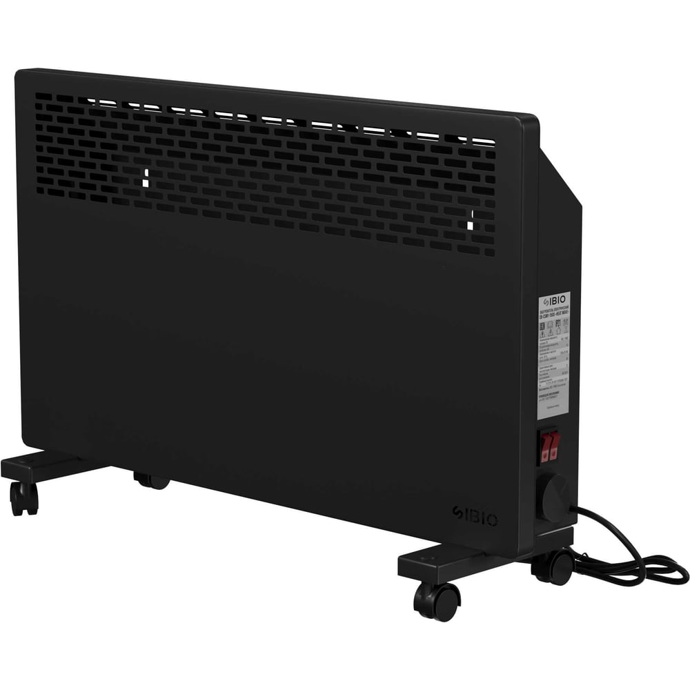 Изображение товара Электрический конвектор Sibio SB-CSM1-1500 B Heat wave напольный 1.5 кВт черный