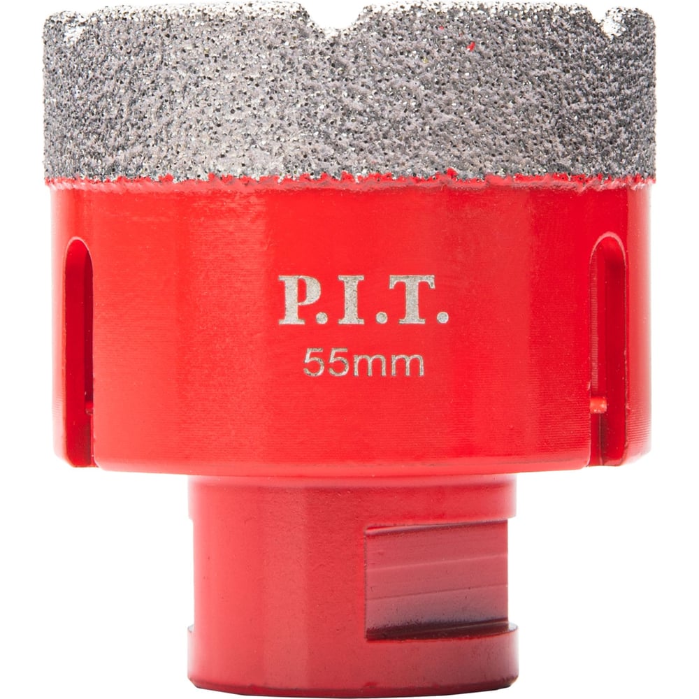 Изображение товара Коронка алмазная P.I.T. 55 мм для керамогранита M14 сухое сверление