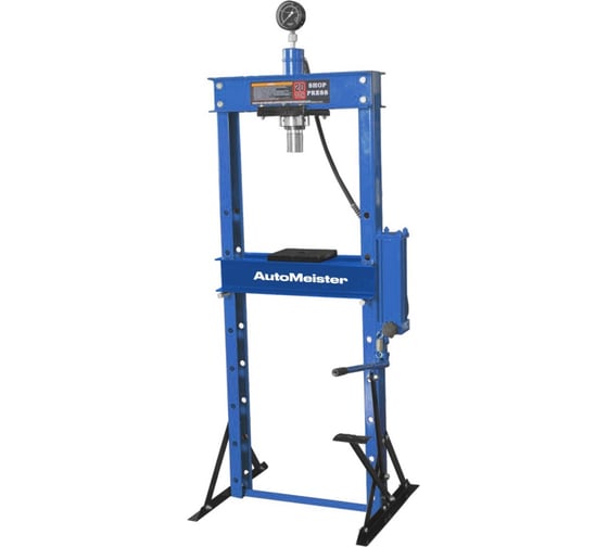 Изображение товара Пресс гидравлический AutoMeister 20 тонн, ножной и ручной привод 70763