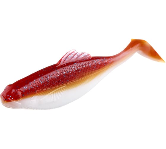 Изображение товара Съедобные искусственные виброхвосты LUCKY JOHN LJ Pro Series ROACH PADDLE TAIL 5.0in, цвет G01, 4шт. 140181-G01