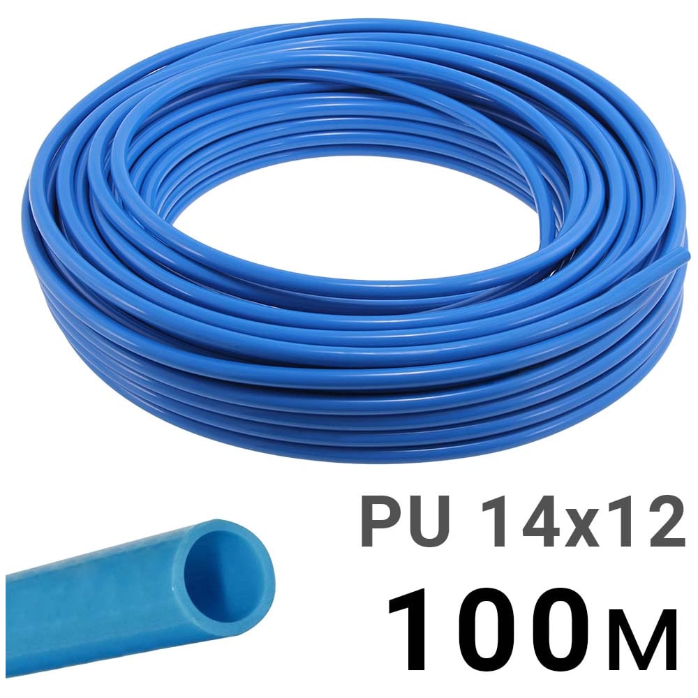 Изображение товара Тубка полиуретановая PI TOOLS 14x10мм 100м синяя