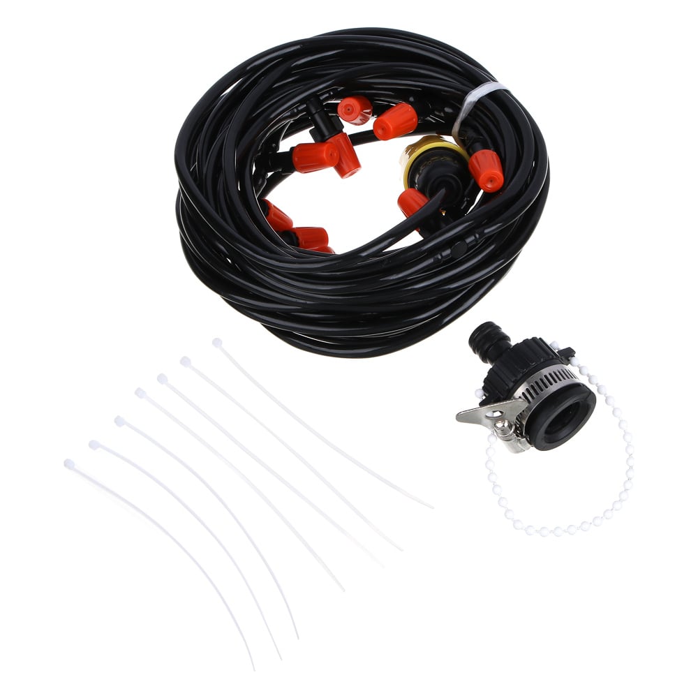 Изображение товара Система распыления туман Inbloom шланг-10м, распылитель 10шт., коннектор 1шт., штуцер 1шт, ПВХ 167-007