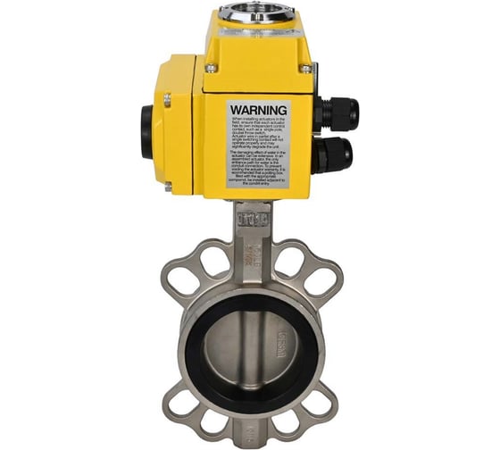 Изображение товара Затвор DN.ru 316L-316L-EPDM Ду250 Ру16 с электроприводом QT-040 220В D050-01334