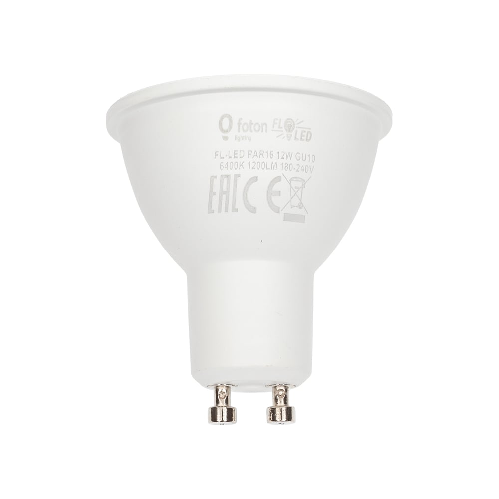 Изображение товара Лампа FL-LED PAR16 12W 220V GU10 6400K 55xd50 1200Лм FOTON_LIGHTING 615152