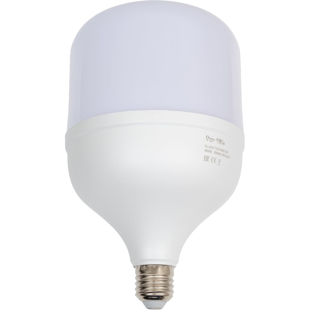 Изображение товара Светодиодная лампа FL-LED T125 50W E27 4000K 5000Лм FOTON_LIGHTING для общего освещения