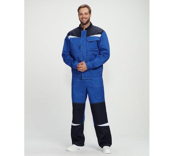 Изображение товара Костюм ФАКЕЛ 87488999 Строй-1 CH МВО (Смесовая 280) брюки, васильковый/темно-синий 87488999.015