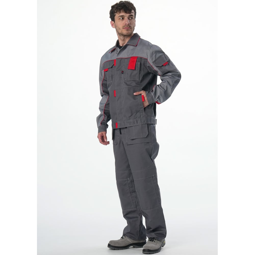 Изображение товара Костюм с брюками мужской Драга-1 Факел водоотталкивающий защитный с световозвращающей полосой