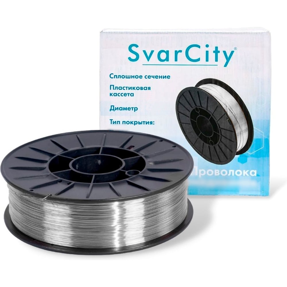 Изображение товара Сварочная проволока по нержавейке SvarCity ER308LSi 0.8 мм, 15кг ER308LSi/0,8/15кг