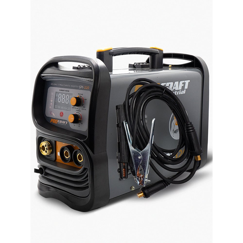 Изображение товара Инверторный сварочный полуавтомат PROCRAFT SPI320 с цифровым дисплеем и режимами MMA и TIG