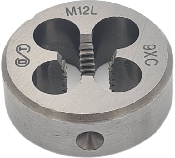 Изображение товара Плашка ОТ М12x1,75 (Ф38) 9ХС 6g левая 00-00000681
