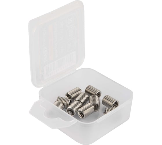 Изображение товара Набор вставок резьбовых WIEDERKRAFT UNC 1/4-20, 2,5d, 10 предметов WDK-INI014202