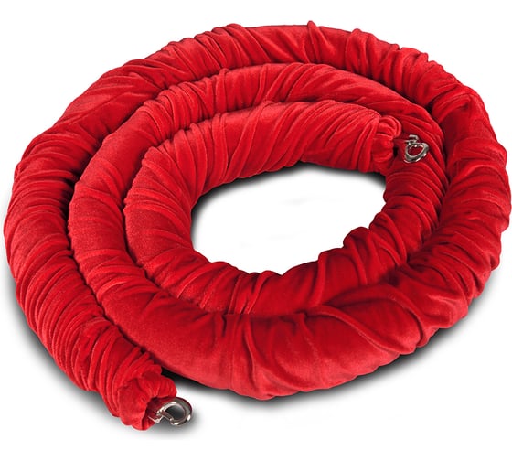 Изображение товара Декоративный канат бархатный Rusbarrier KBS-104515 red