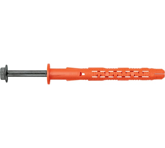 Изображение товара Дюбель Fasty BFK-STBf 10x160 универсальный фасадный с бортиком 8.8. HEX/Т40 100 шт. 1130616AMF