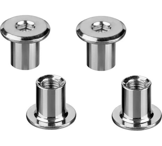 Изображение товара Мебельная гайка Эриксона Левша М8x16 глухая 4 шт., цинк У5-1337